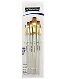 Набор кистей 6шт Синтетика CD-27 круглые (№2, 4) и плоские (№6, 8, 10, 12)