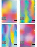 Папка-уголок А4 Berlingo "Gradient" 200мкм с рисунком, с эффектом блесток, ассорти