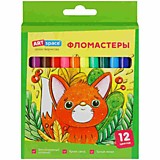 Фломастеры 12цв ArtSpace "Милые зверушки" карт.упак.__