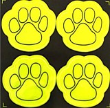 Наклейка светоотражающая J.Otten "Лапки" 4шт ПВХ