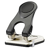 Дырокол Kangaro 60л Perfo-60 черный, металлический, с линейкой __