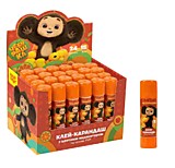 Клей-карандаш Мульти-Пульти "Чебурашка" 15гр с цветным индикатором, ПВП	 __