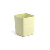 Подставка-стакан Erich Krause "Base" Pastel желтая, пластиковая