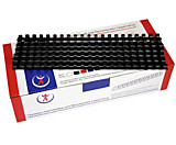 Пружина для переплёта пластиковая 10мм черный 100шт