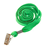 Лента для бейджа OfficeSpace 45см зеленый, металлический клип