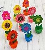 Визитница-прищепка "Цветочек"