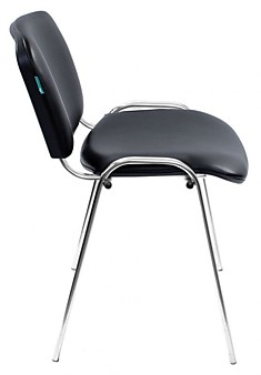 Стул Бюрократ Visi CHROM/NE-16 искусств.кожа