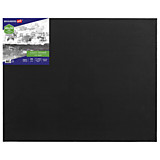 Холст черный на картоне (МДФ) BRAUBERG 40*50см грунт, хлопок, мелкое зерно ART CLASSIC