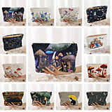 Косметичка вельвет, рисунок ассорти