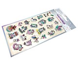 Наклейки "Единорожки" 21*10см объёмные ПВХ CA-271