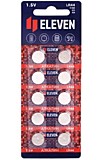 Батарейка (элемент питания) LR44 (G13, V13GA, A76) Eleven алкалиновая																