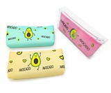 Пенал-косметичка "Танцующий авокадо" силикон матовый, ассорти