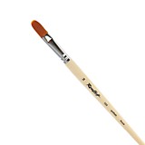 Кисть Синтетика жесткая №14 Roubloff овальная, длинная ручка