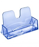 Подставка для визиток Стамм голубая ВТ03