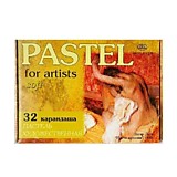 Пастель soft 32цв Аква-Колор художественная, картон.упак