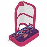 Пенал Hatber "Ladybird" 1отд. 190*115 блестки