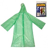 Дождевик взрослый "Классика" застежка на кнопках, с капюшоном