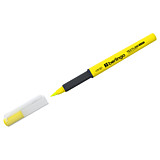 Маркер-выделитель (кисть) Berlingo "Textline HL470" желтый, 1-6мм																								