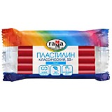 Пластилин Гамма алый 50г "Классический" 