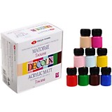 Краски акриловые ЗХК "Декола. Тоскана" 9цв 20мл матовые