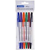 Набор шарик. ручек 6цв Спейс 1.0мм