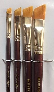 Кисть Синтетика №3 Decola скошенная