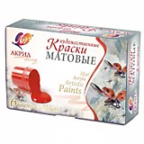 Краска акриловая Луч 6цв 20мл матовые