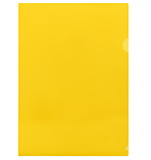 Папка-уголок А4 Kanzfile ПУ Е-310 плотная желтый __