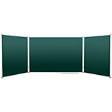 Доска магнитно-меловая/маркерная OfficeSpace, трехсекционная, 300*100/100*75*2, алюминиевая рамка			