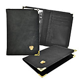 Обложка для паспорта J.Otten графит, кожзам