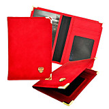 Обложка для паспорта J.Otten красная, кожзам