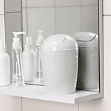 Контейнер для мусора Tule 1л, d=11,2 см, h=17,5см, цв.светло-серый						