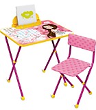 Набор мебели "Познайка" Принцесса (стул мягкий+стол)