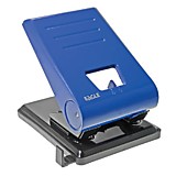 Дырокол Eagle 50л синий металлич.,линейка форматов