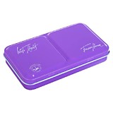 Пенал для акварели "Белые ночи" на 12 кювет с палитрой, сиреневый, металл