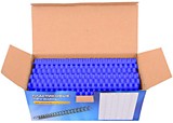 Пружина для переплёта пластиковая 16мм синий Office Kit 100шт