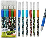 Ручка Шпион "Пиши стирай" INTELLIGENT "Авто" (син) 0,5мм игольчат.стержень,с резин.грипом,с ластик.