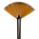 Кисть Синтетика №6 Сонет веерная, короткая ручка