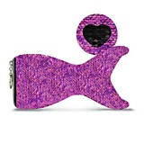 Пенал Феникс "Хвост русалки" фиолетовый,1отд. 24*14,6см, пайетки,молния