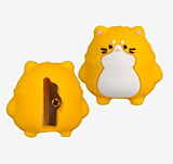 Точилка deVente "Fat Cat" 29*37*35мм, 1 отв., пластиковая с покрытием Soft Touch