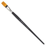 Кисть Синтетика жёсткая №20 плоская, длинная ручка Brauberg ART Classic