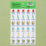 Наклейки-оценки "Школа" 10,5*18см