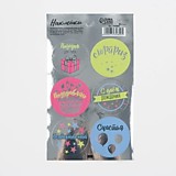 Наклейки "Сюрприз" 9*16см металлическая пленка