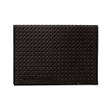 Обложка для паспорта кожа Спейс тип 3 черный, плетенка