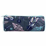 Пенал-тубус Brauberg "Feathers" 22*8см Soft Touch, полиэстер