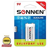 Батарейка (Элемент питания) Sonnen 6LR61 9B Крона алкалиновая