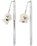 Ручка гелевая КОКОС "Morn Shine Собачка" 0,5 черная с подвеской игольч 