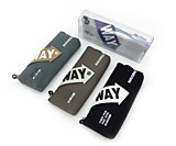 Пенал-косметичка "Стрелка" ткань с клапаном к/зам, ассорти