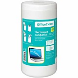 Салфетки чистящие OfficeClean для мониторов всех типов 100шт туба