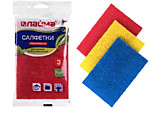 Губки-салфетки АБРАЗИВНЫЕ 3шт 130х90х5мм от стойких загрязнений LAIMA 